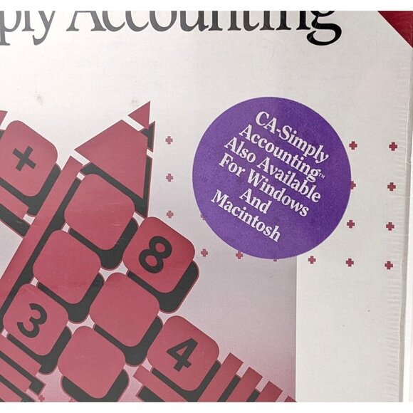 Computer Associates CA Simply Accounting Release 4.0 3.5" Diskettes DOS 3.0  New - Picture 6 of 12